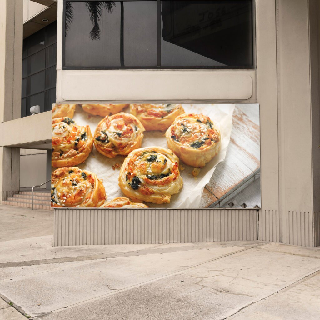 Yuvarlak Börek Fırın Duvar Kağıdı Börek Çeşitleri 3D Duvar Posteri Cafe & Restoran & Pastane Duvar Kağıtları 4